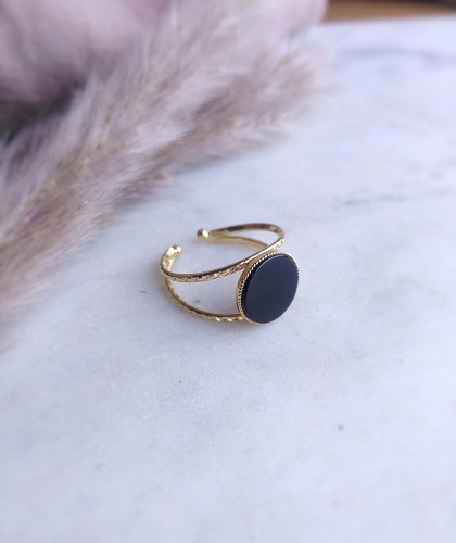 Monstro Diva - Bague First - onyx