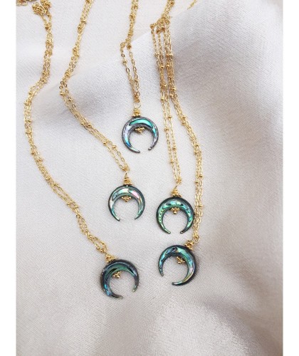 Collier Lune Abalone